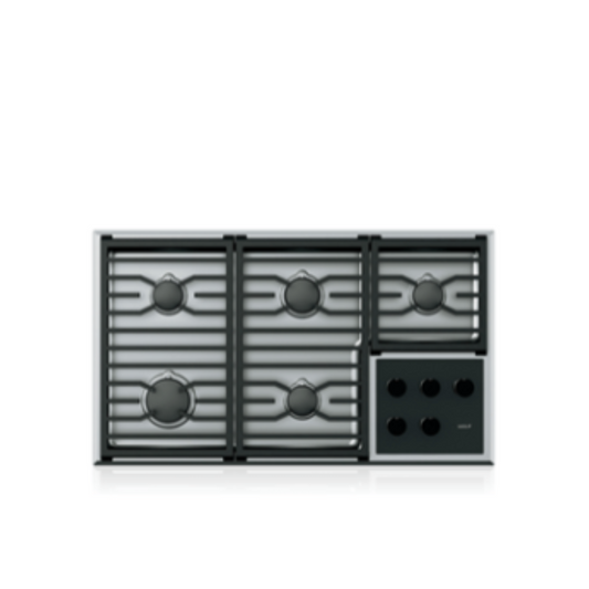quemador-doble-salida-wolf-18000-btu-encendido-automatico-hierro-fundido-inteligente-moderno