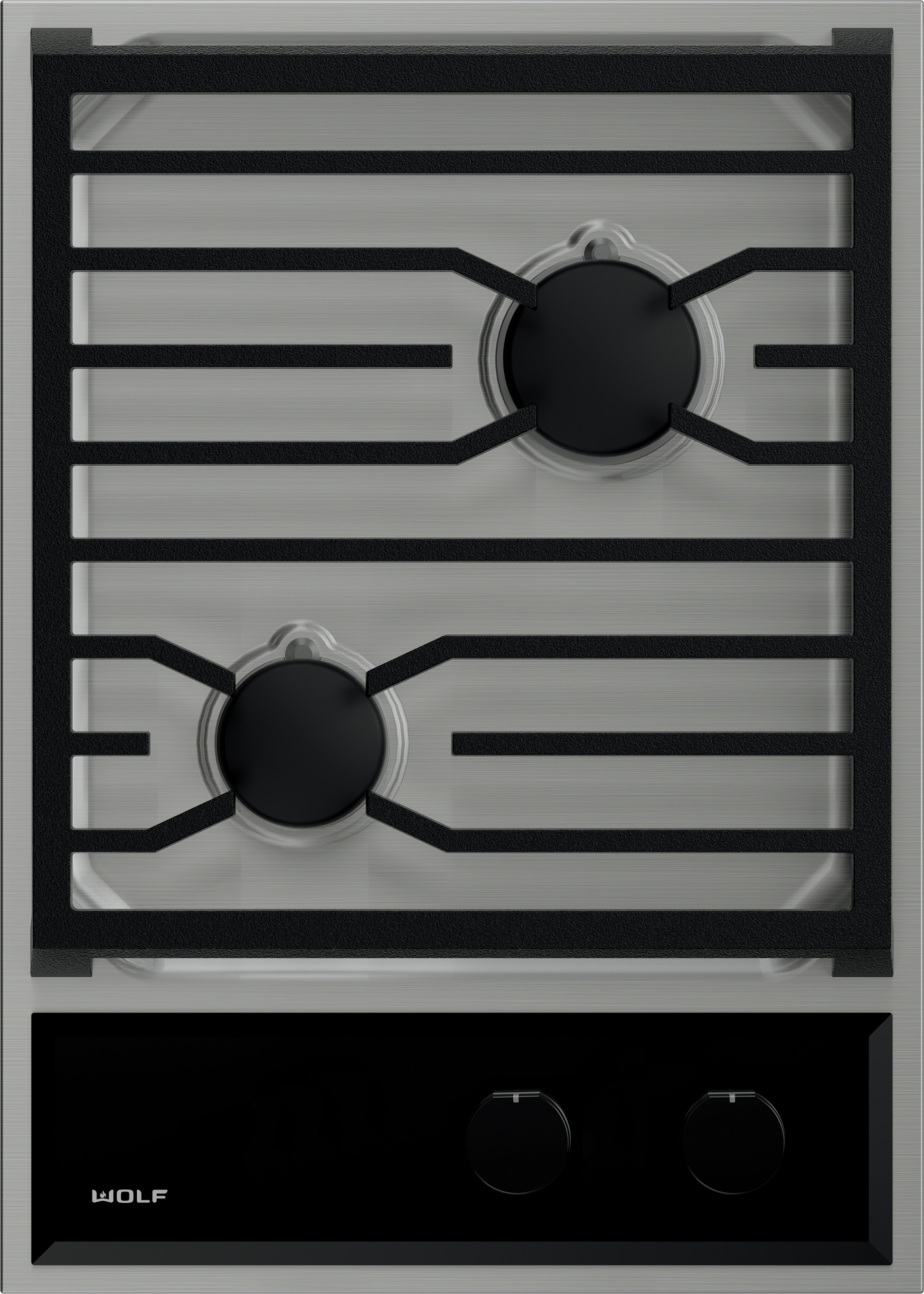 placa-coccion-gas-transicional-15-pulgadas-doble-salida-quemadores-12000-btu-encendido-automatico-perillas-inox
