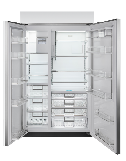 Refrigerador/congelador clásico de dos puertas de 48" con dispensador interno - Panelable