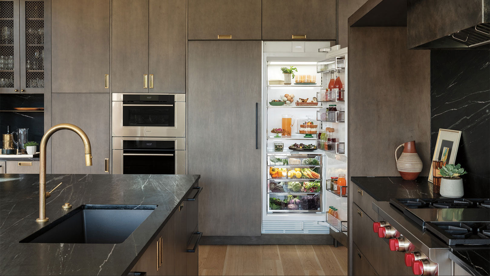 cocina-con-refrigerador-subzero
